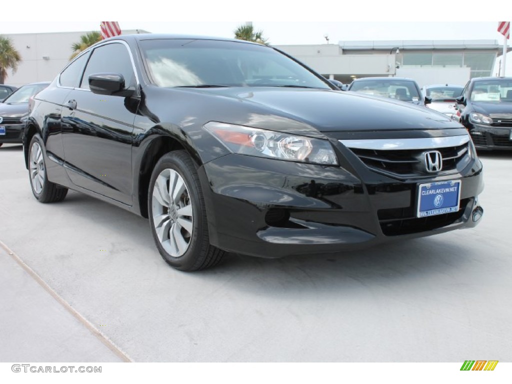 2011 Accord LX-S Coupe - Crystal Black Pearl / Black photo #1