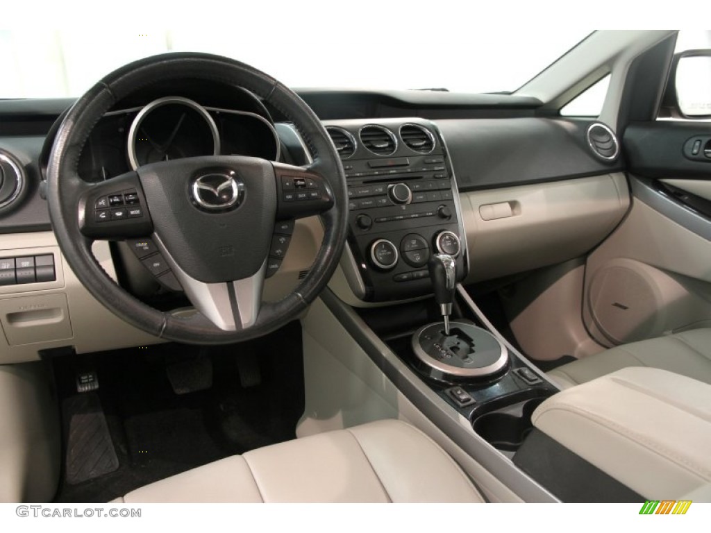 Sand Interior 2010 Mazda CX-7 s Grand Touring AWD Photo #84373833