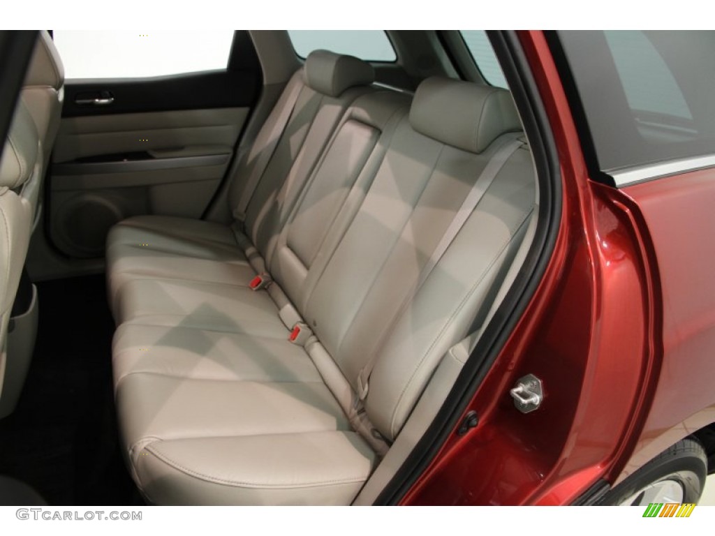 Sand Interior 2010 Mazda CX-7 s Grand Touring AWD Photo #84374016