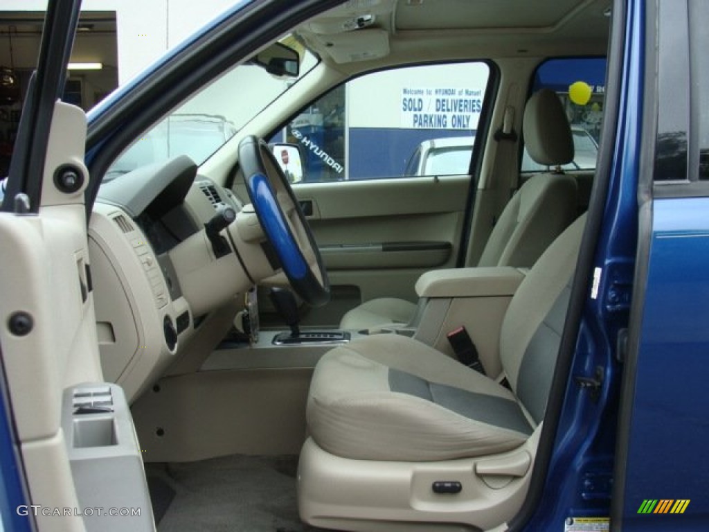 2008 Escape XLT 4WD - Vista Blue Metallic / Stone photo #10