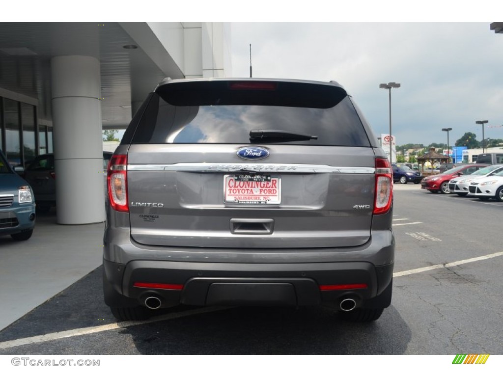 2012 Explorer Limited 4WD - Sterling Gray Metallic / Medium Light Stone photo #4