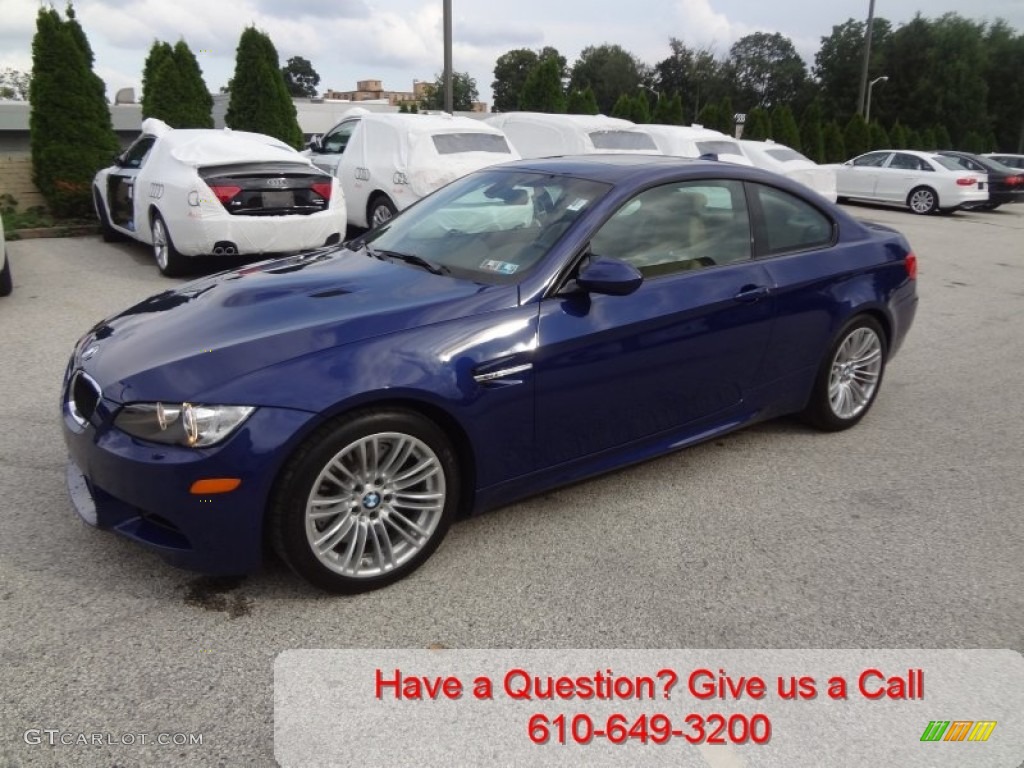 2011 M3 Coupe - Interlagos Blue Metallic / Bamboo Beige Novillo Leather photo #7