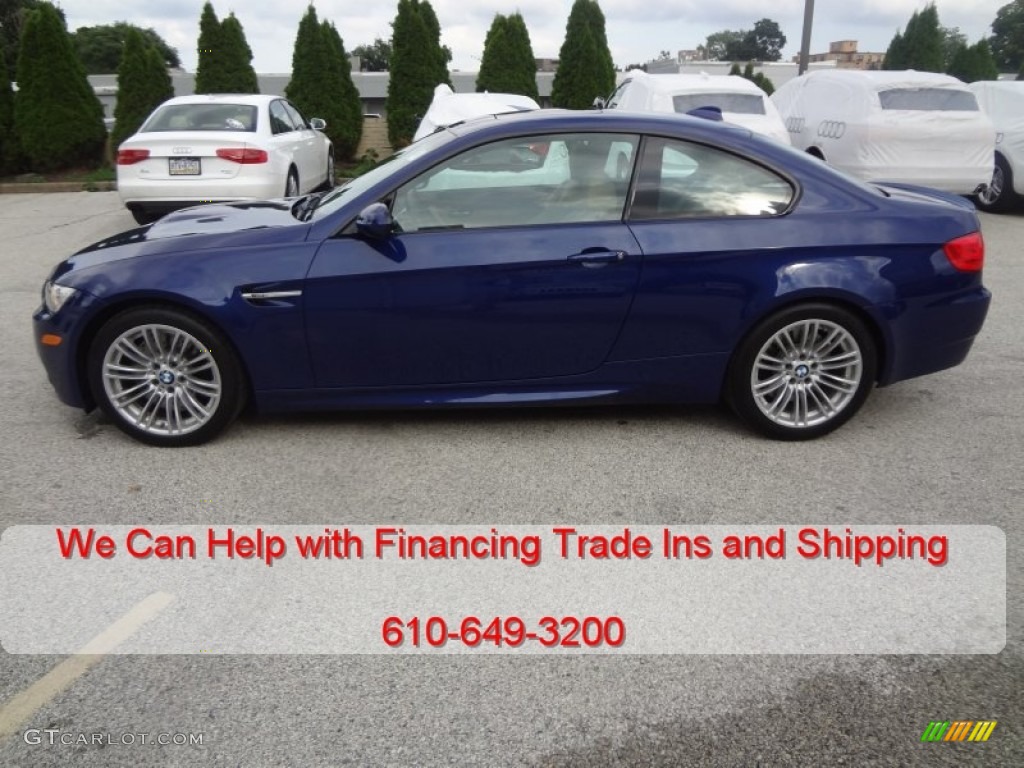 2011 M3 Coupe - Interlagos Blue Metallic / Bamboo Beige Novillo Leather photo #8