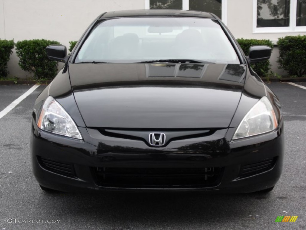 2006 Accord EX Coupe - Nighthawk Black Pearl / Gray photo #3