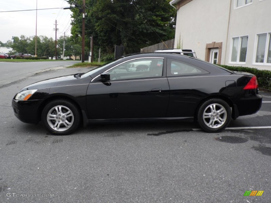 Nighthawk Black Pearl 2006 Honda Accord EX Coupe Exterior Photo #84375627