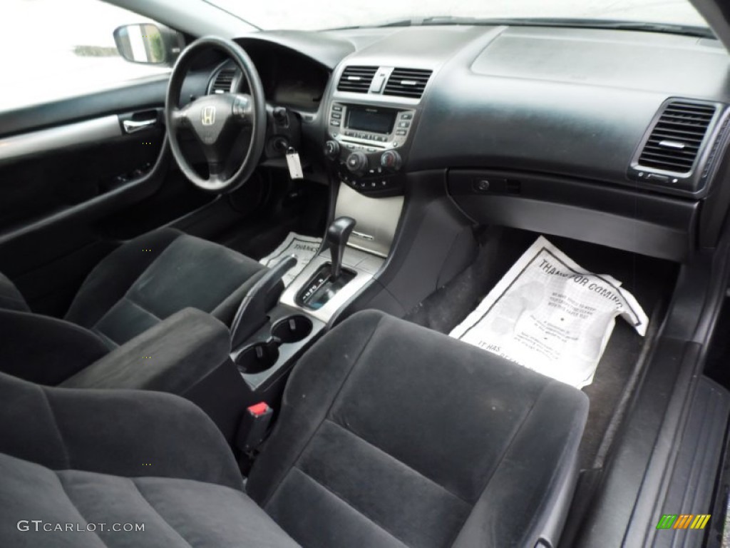 2006 Honda Accord EX Coupe Gray Dashboard Photo #84375939