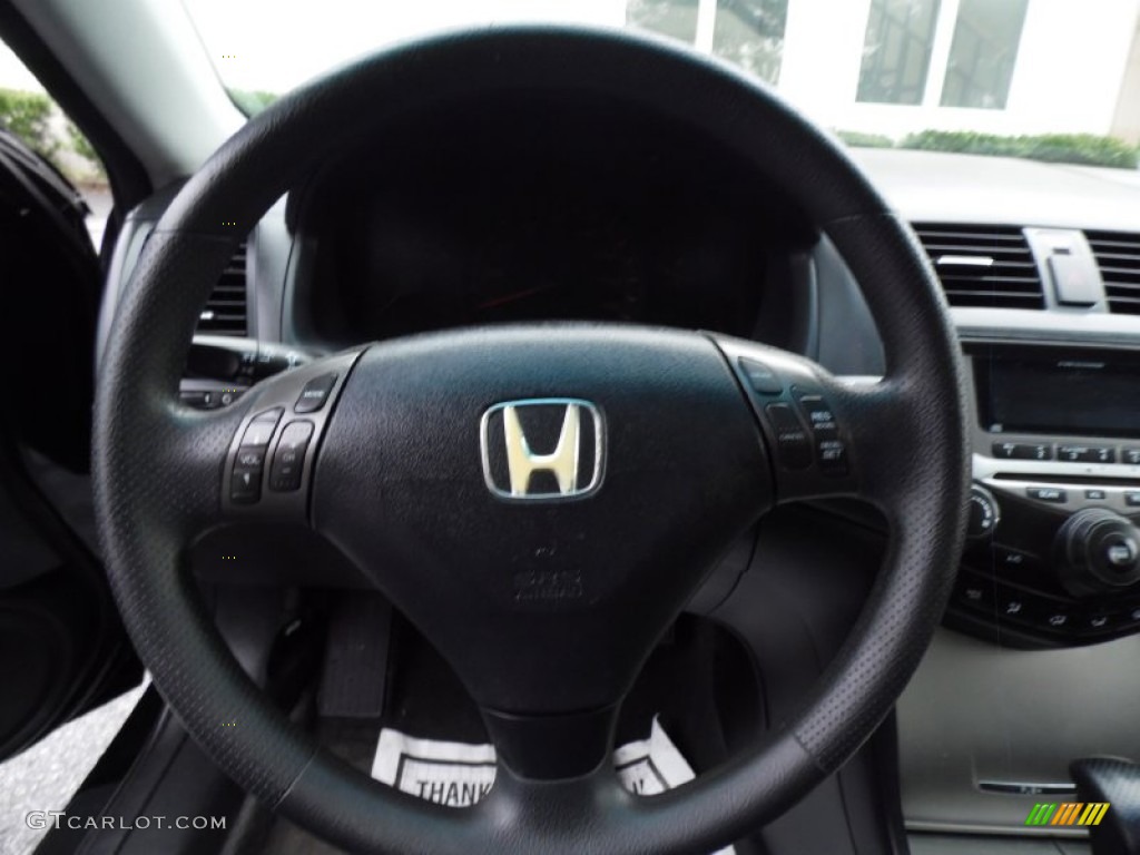 2006 Accord EX Coupe - Nighthawk Black Pearl / Gray photo #28