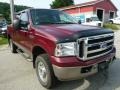 2005 Dark Toreador Red Metallic Ford F250 Super Duty FX4 SuperCab 4x4  photo #7