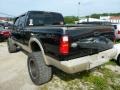 2008 Black Ford F350 Super Duty King Ranch Crew Cab 4x4  photo #3