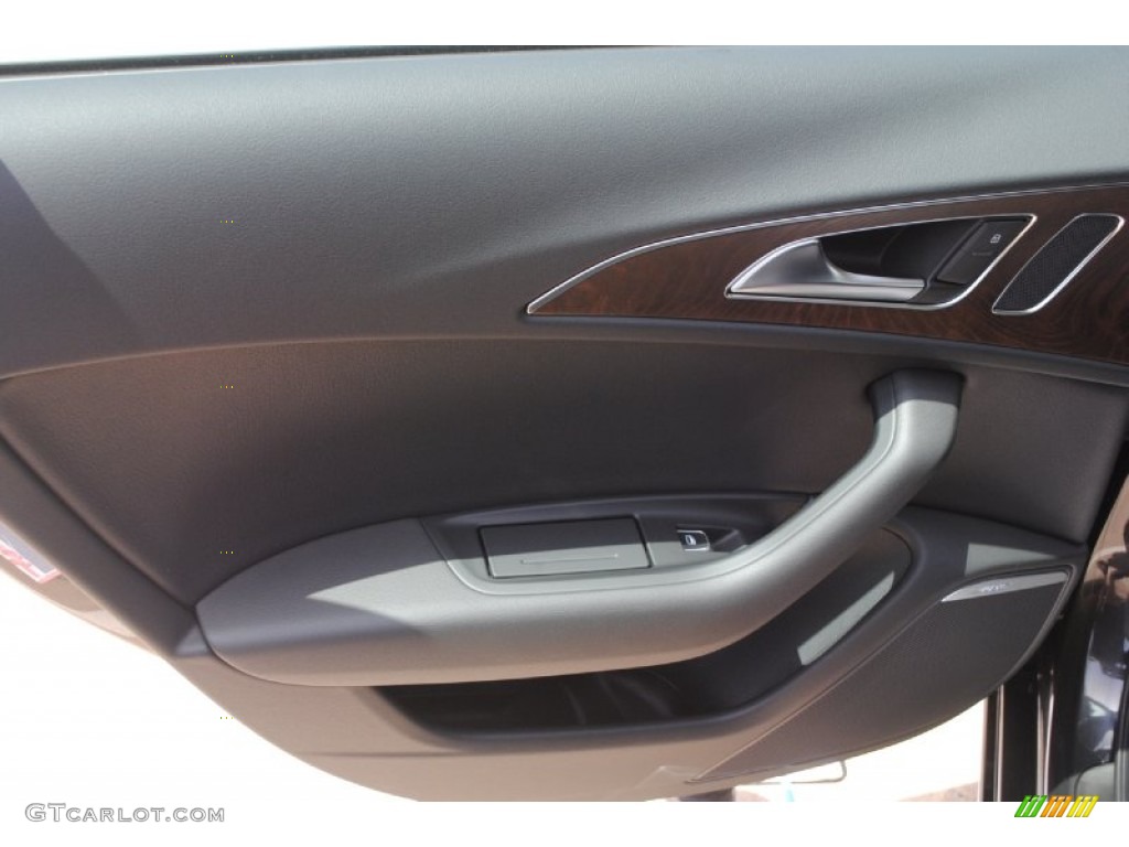 2014 A6 2.0T quattro Sedan - Oolong Gray Metallic / Black photo #29