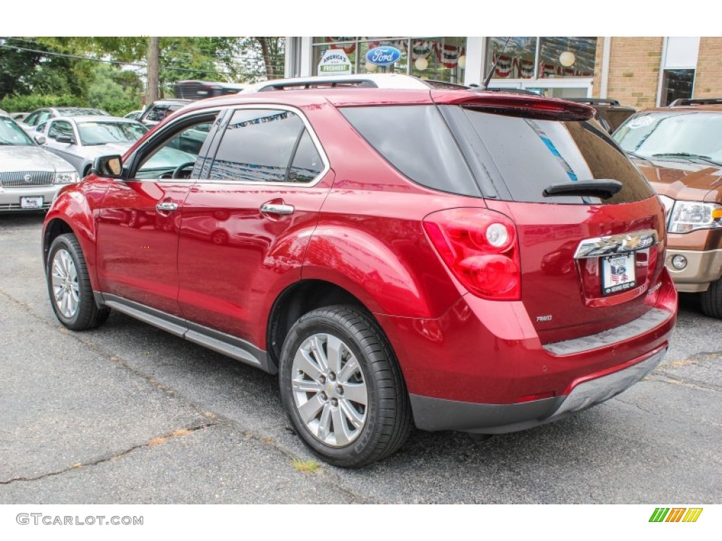 2010 Equinox LTZ AWD - Cardinal Red Metallic / Jet Black/Light Titanium photo #3