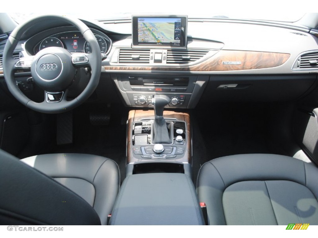 2014 A6 2.0T quattro Sedan - Oolong Gray Metallic / Black photo #32
