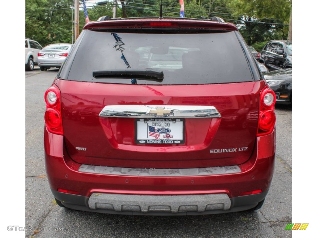 2010 Equinox LTZ AWD - Cardinal Red Metallic / Jet Black/Light Titanium photo #4