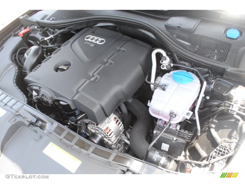 2014 A6 2.0T quattro Sedan - Oolong Gray Metallic / Black photo #35