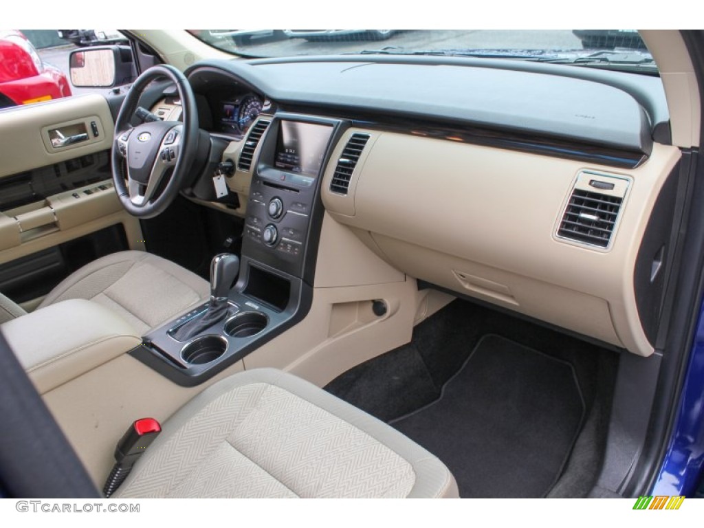 2013 Flex SEL AWD - Deep Impact Blue Metallic / Dune photo #7