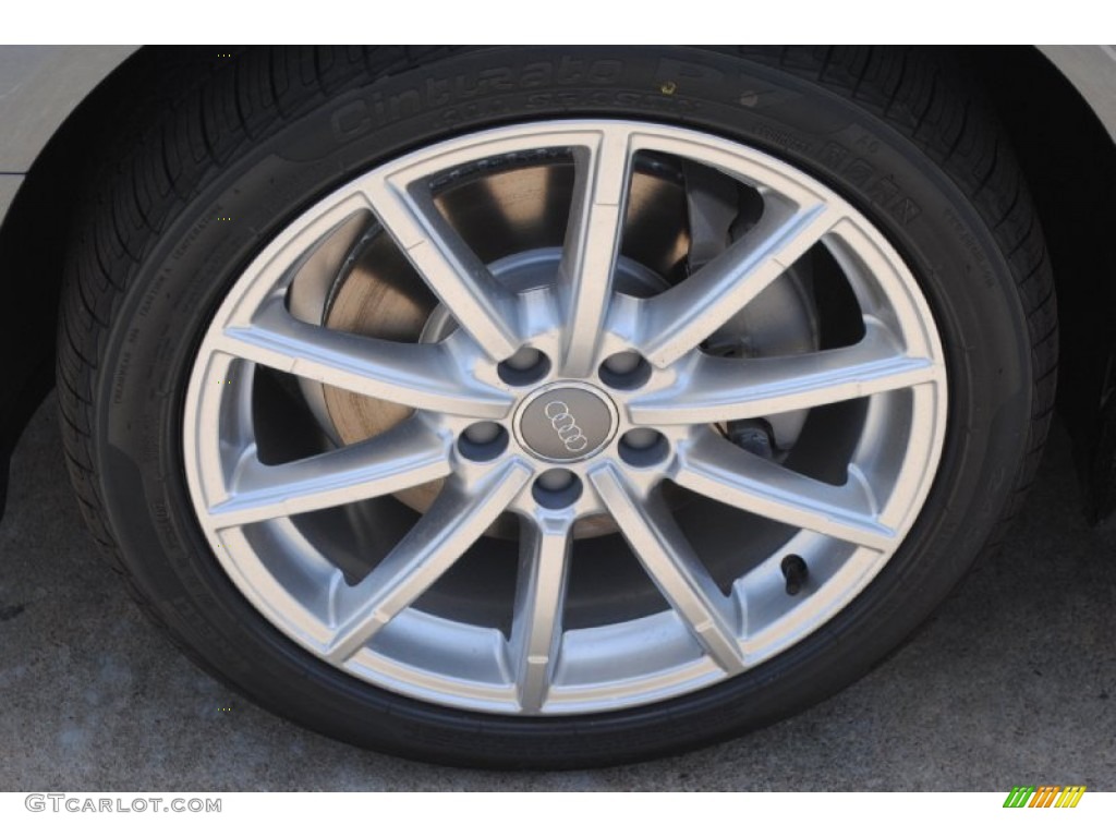 2014 A4 2.0T quattro Sedan - Monsoon Grey Metallic / Chestnut Brown/Black photo #4