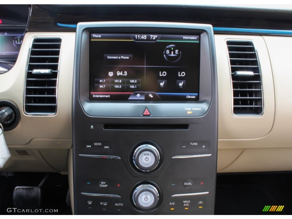 2013 Flex SEL AWD - Deep Impact Blue Metallic / Dune photo #10