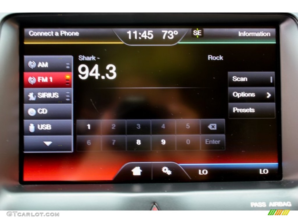 2013 Flex SEL AWD - Deep Impact Blue Metallic / Dune photo #11