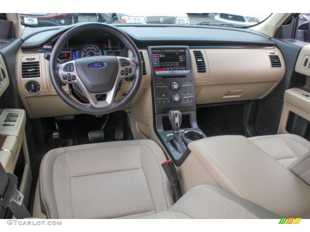 2013 Flex SEL AWD - Deep Impact Blue Metallic / Dune photo #15