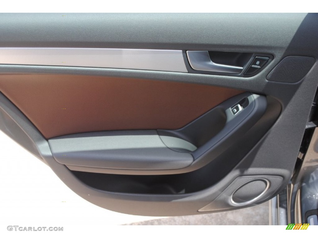 2014 A4 2.0T quattro Sedan - Monsoon Grey Metallic / Chestnut Brown/Black photo #29