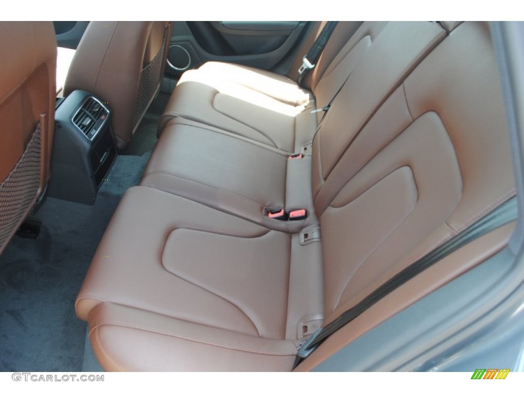 2014 A4 2.0T quattro Sedan - Monsoon Grey Metallic / Chestnut Brown/Black photo #31