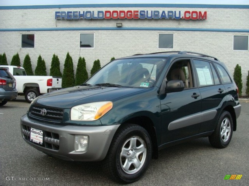 2003 RAV4  - Rainforest Green Pearl / Taupe photo #1