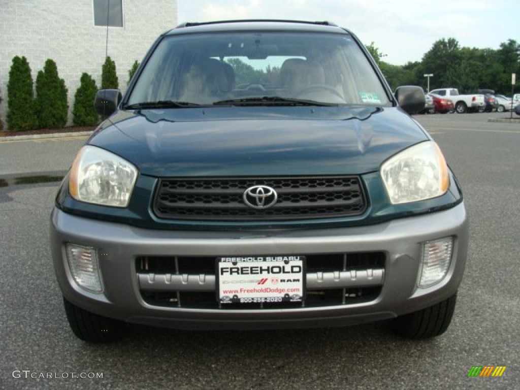 2003 RAV4  - Rainforest Green Pearl / Taupe photo #2