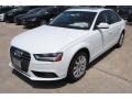 Ibis White 2014 Audi A4 2.0T quattro Sedan Exterior