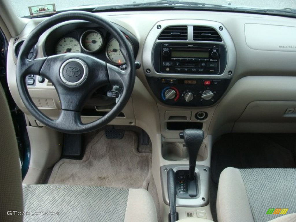 2003 RAV4  - Rainforest Green Pearl / Taupe photo #10