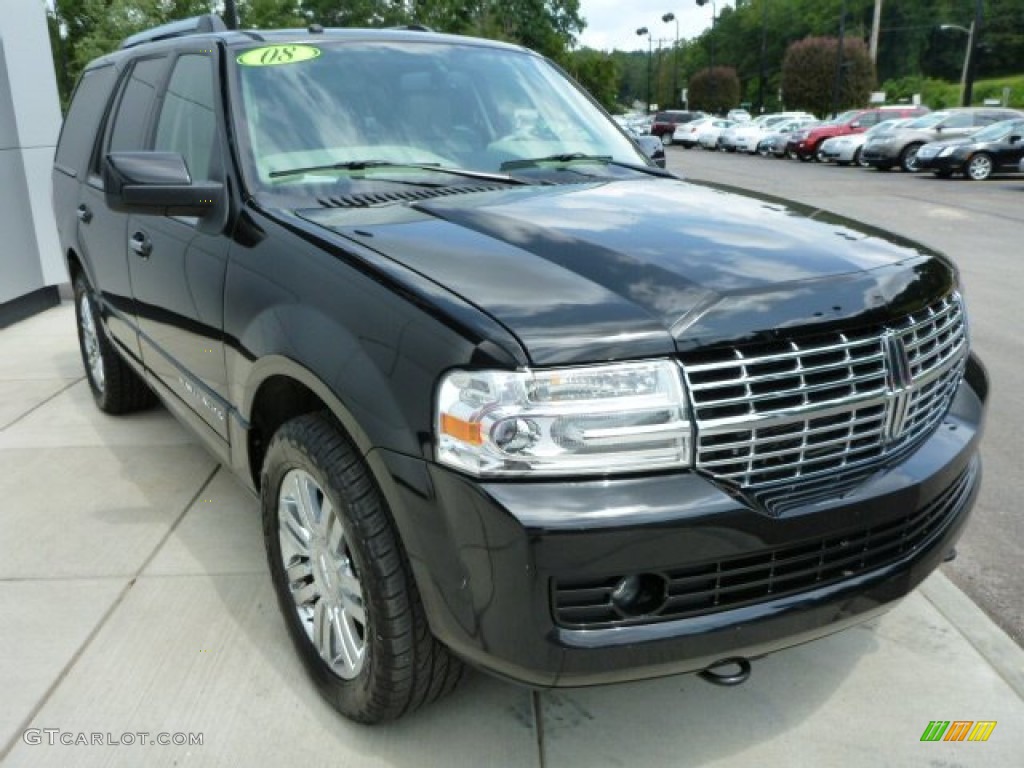 2008 Navigator Limited Edition 4x4 - Black / Stone/Charcoal Black photo #3