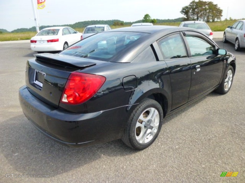 Black Onyx 2004 Saturn ION 3 Quad Coupe Exterior Photo #84380727