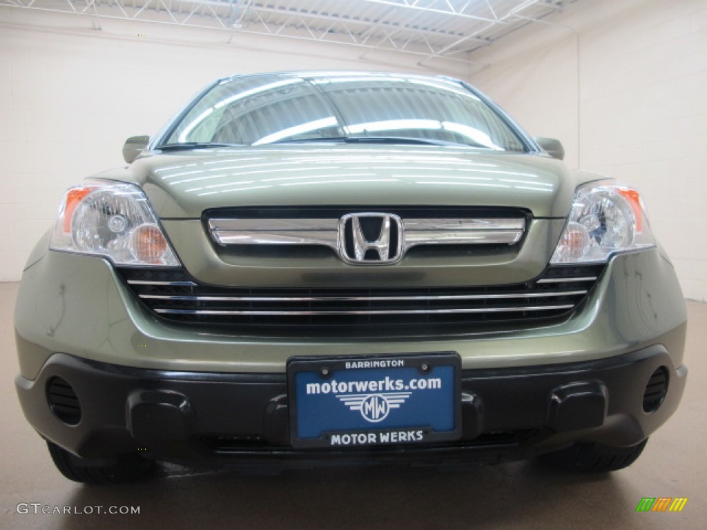 2008 CR-V EX-L 4WD - Green Tea Metallic / Ivory photo #3