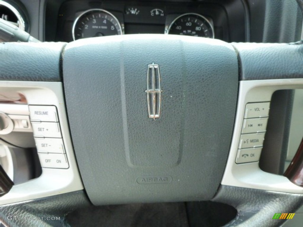 2008 MKZ Sedan - White Suede / Dark Charcoal photo #22