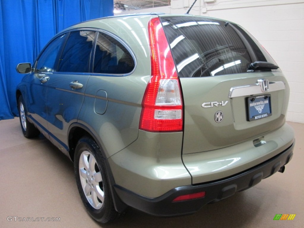 2008 CR-V EX-L 4WD - Green Tea Metallic / Ivory photo #6