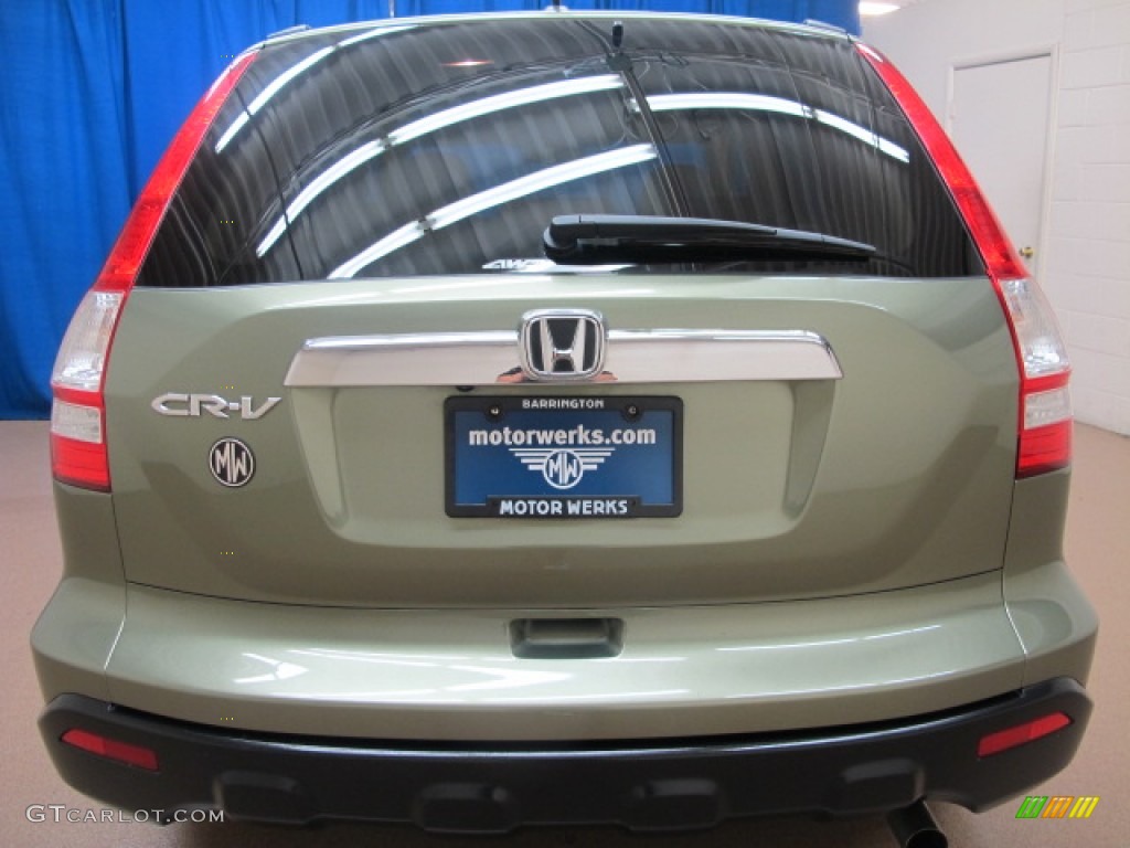 2008 CR-V EX-L 4WD - Green Tea Metallic / Ivory photo #7