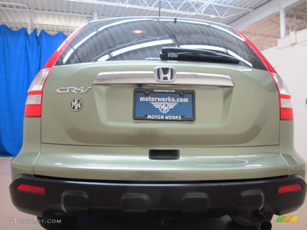 2008 CR-V EX-L 4WD - Green Tea Metallic / Ivory photo #8