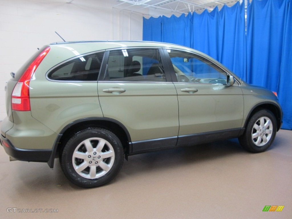 2008 CR-V EX-L 4WD - Green Tea Metallic / Ivory photo #10