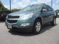 2009 Silver Moss Metallic Chevrolet Traverse LT  photo #1