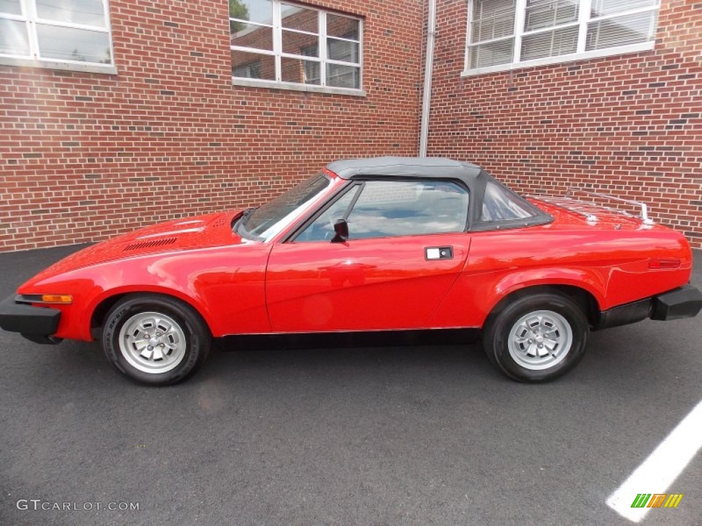Vermillion Red 1980 Triumph TR7 Drophead Convertible Exterior Photo #84384114