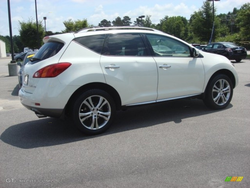 2010 Murano LE AWD - Glacier White Pearl / Beige photo #6