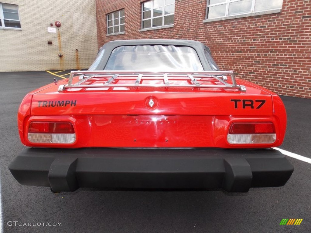 Vermillion Red 1980 Triumph TR7 Drophead Convertible Exterior Photo #84384162