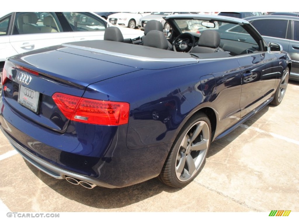 2014 S5 3.0T Premium Plus quattro Coupe - Estoril Blue Crystal / Black photo #8