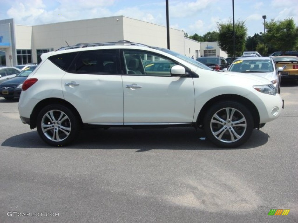 2010 Murano LE AWD - Glacier White Pearl / Beige photo #7