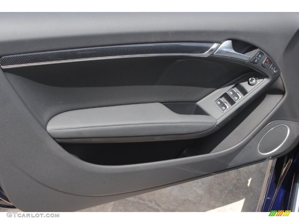 2014 Audi S5 3.0T Premium Plus quattro Coupe Black Door Panel Photo #84384342