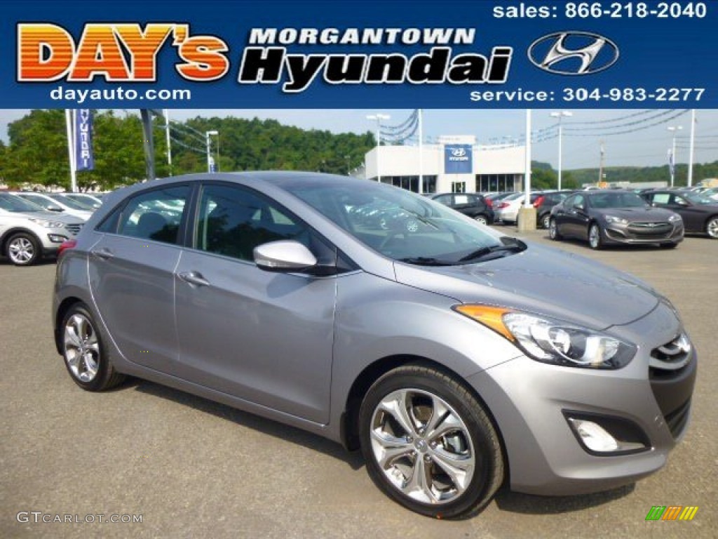 2013 Elantra GT - Titanium Gray Metallic / Black photo #1