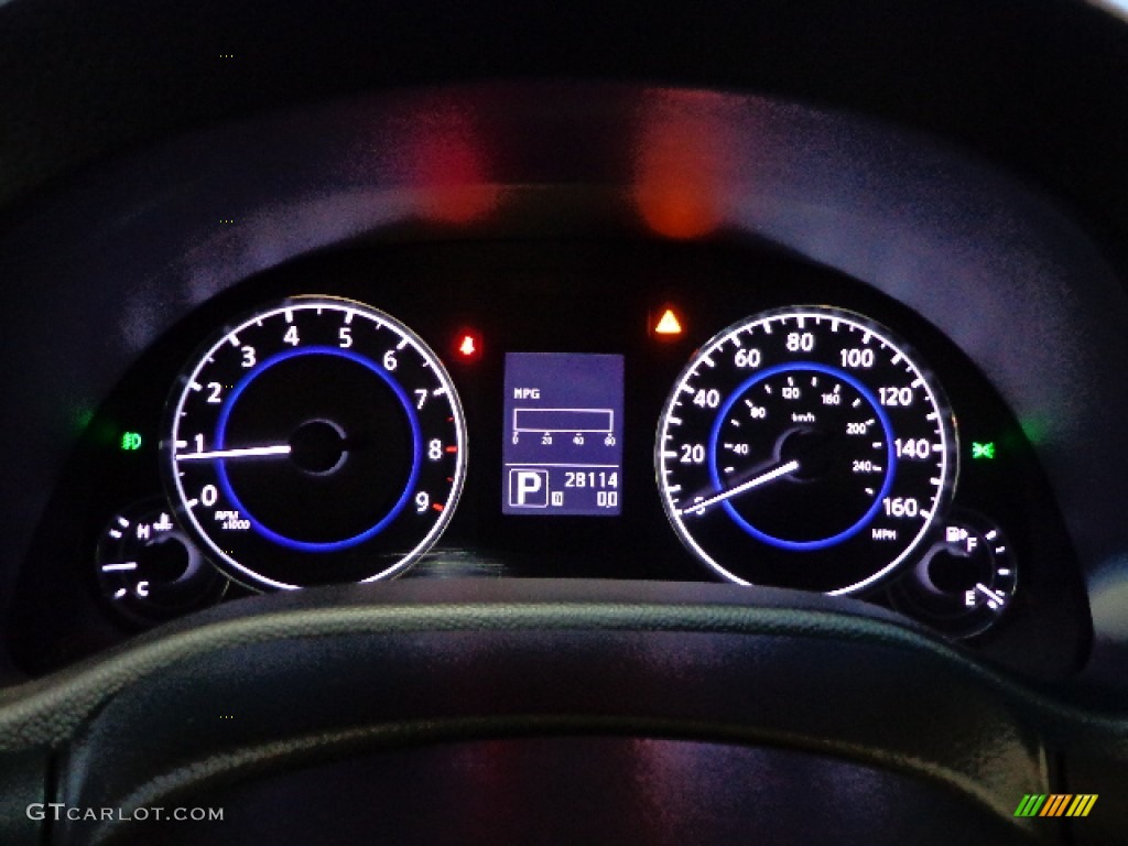 2011 G 37 x AWD Sedan - Black Obsidian / Graphite photo #23