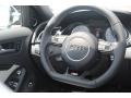 Black/Lunar Silver Steering Wheel Photo for 2014 Audi S4 #84387357