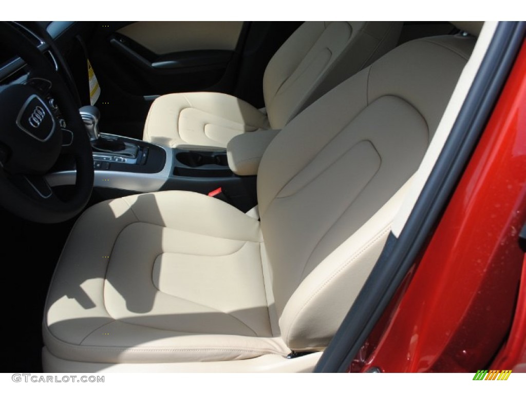 2014 A4 2.0T Sedan - Volcano Red Metallic / Velvet Beige photo #17