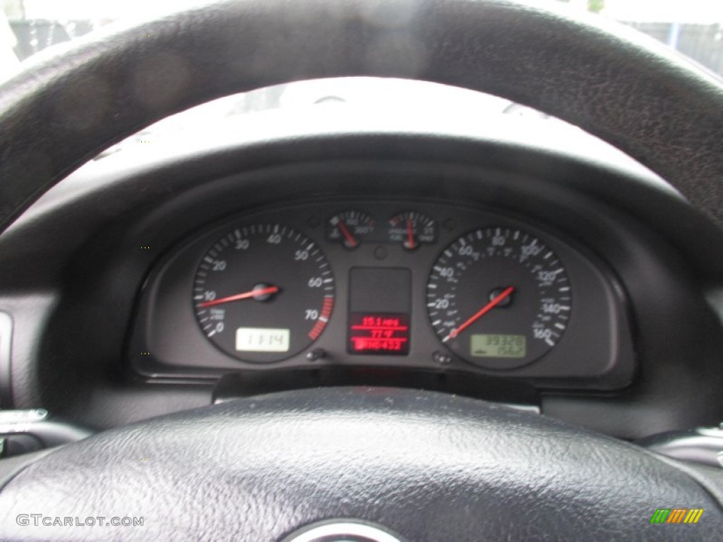 2000 Passat GLS 1.8T Sedan - Satin Silver Metallic / Black photo #11