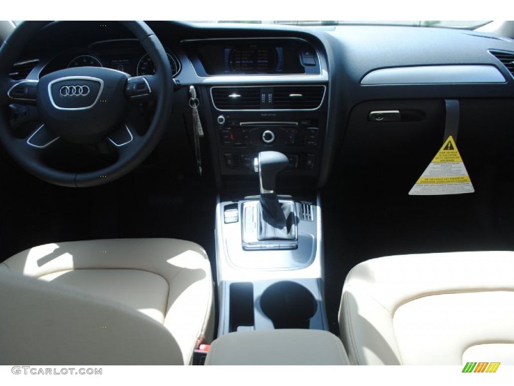 2014 A4 2.0T Sedan - Volcano Red Metallic / Velvet Beige photo #31